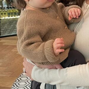 Zara knit cardigan baby girl